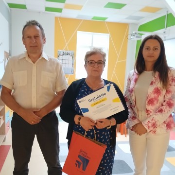 Zdjęcie: Podziękowania dla Pani Elżbiety Skrzypczyk