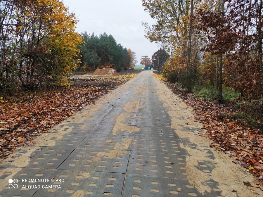 Zdjęcie: Przebudowa drogi gminnej w Nowej Dąbrowie