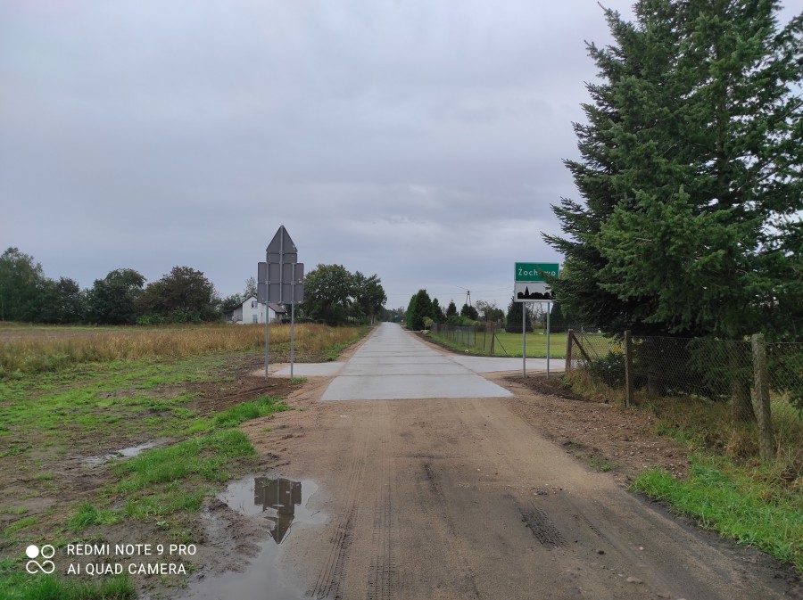 Zdjęcie: Przebudowa drogi gminnej w Żochowie etap II