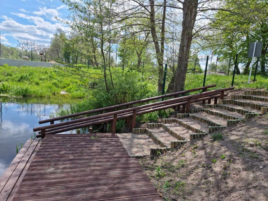 Zdjęcie: Infrastruktura kajakowa na rzece Łupawa