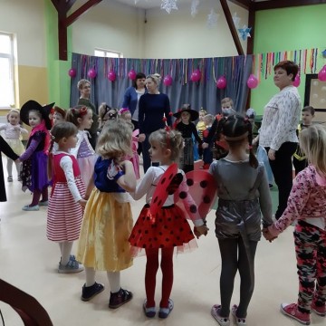 Bal karnawałowy przedszkolaków w Łupawie