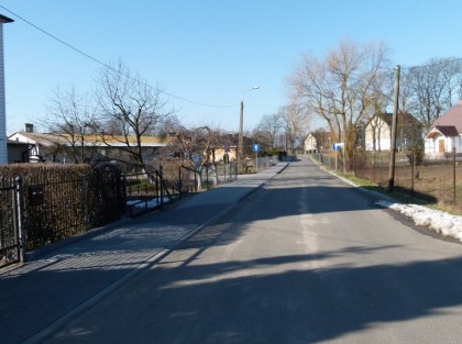 Zdjęcie przedstawiające ulicę po modernizacji 